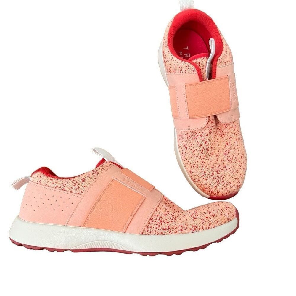 TRAQ By Alegria Volition 2 Slip-On Slip Resistant Tennis Shoe Peach Size 9 NEW